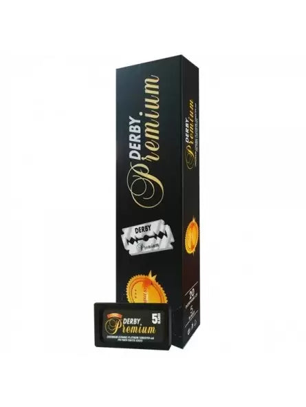 100Lâminas de Barbear Dupla Derby Black