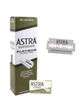 100 Lâminas de Barbear Dupla Astra Superior Platinum