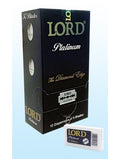 50 Lâminas de Barbear Dupla Lord Platinum