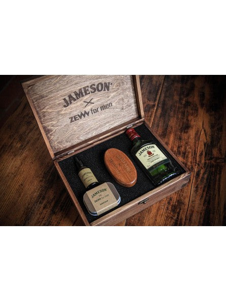 Caixa Presente Madeira Zew & Jameson