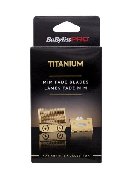 Lâmina Titanium Ouro Clipper Babyliss Pro