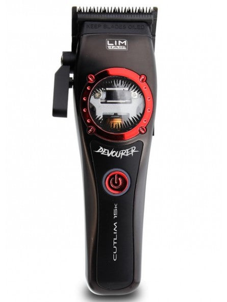 Lim Hair Cutlim 15K Devourer Roja – Máquina de Corte Profissional 15.000 RPM