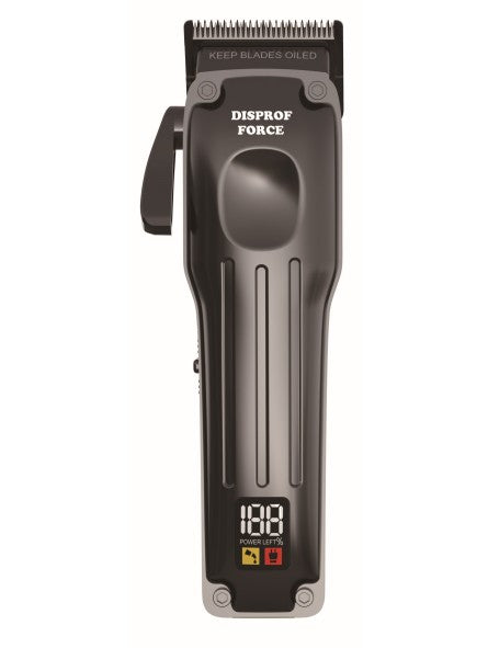 Disprof Force Clipper – Máquina de Corte Profissional em Metal com Ecrã Digital