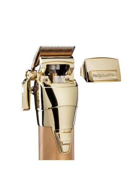 BabylissPRO FXONE Gold Clipper – Máquina de Corte Profissional com Lâmina em Titânio Dourado