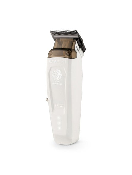 Máquina de Corte Profissional Clipper Saber 2.0 Branca StyleCraft