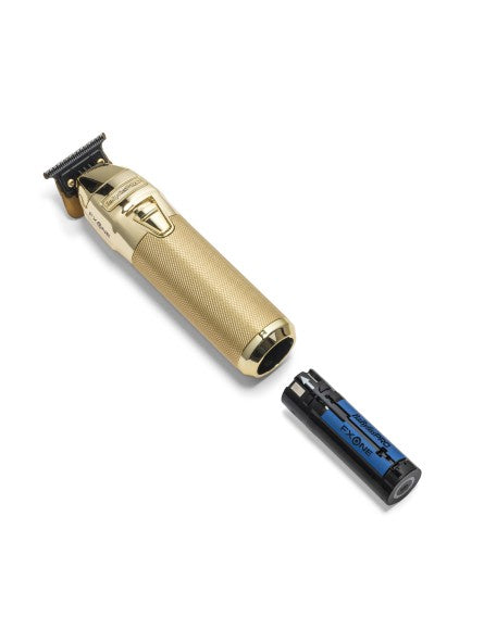 Trimmer Profissional Babyliss FXONE Ouro – Bateria Intercambiável & Lâmina 360°