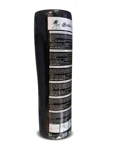 Gola de Pescoço Negro "Barber Line" x5