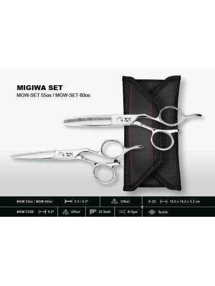 Set de Tesouras Migiwa by Kai MGW-SET60OS 6"